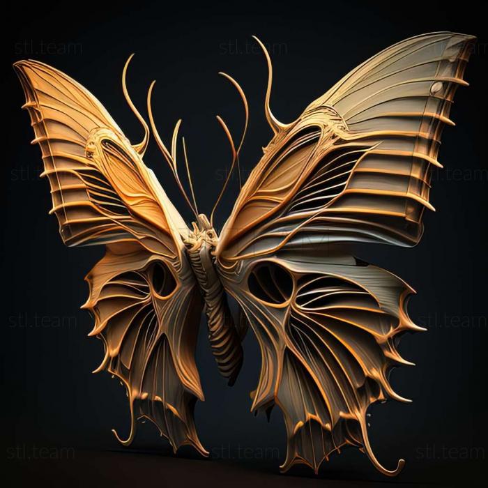 3D модель Papilio arcturus (STL)